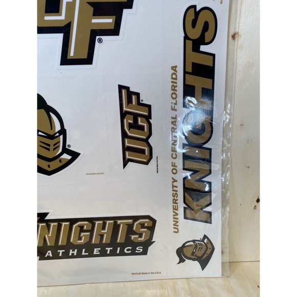 UCF Golden Knights Wincraft Decals‎ 5 Pack Central Florida New - Picture 5 of 5